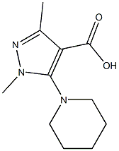 1,3-dimethyl-5-(piperidin-1-yl)-1H-pyrazole-4-carboxylic acid