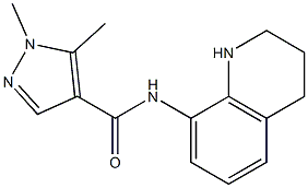 1,5-dimethyl-N-(1,2,3,4-tetrahydroquinolin-8-yl)-1H-pyrazole-4-carboxamide