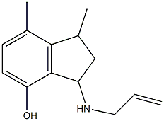 1,7-dimethyl-3-(prop-2-en-1-ylamino)-2,3-dihydro-1H-inden-4-ol