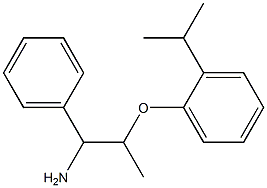 1-[(1-amino-1-phenylpropan-2-yl)oxy]-2-(propan-2-yl)benzene|