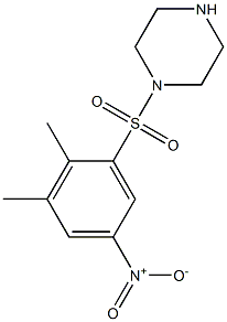 1-[(2,3-dimethyl-5-nitrobenzene)sulfonyl]piperazine|