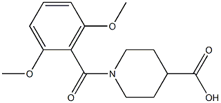 1-[(2,6-dimethoxyphenyl)carbonyl]piperidine-4-carboxylic acid