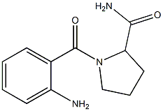 1-[(2-aminophenyl)carbonyl]pyrrolidine-2-carboxamide 结构式