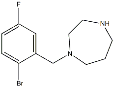  1-[(2-bromo-5-fluorophenyl)methyl]-1,4-diazepane