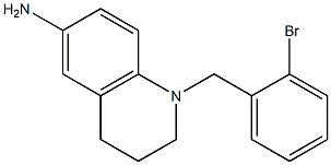 1-[(2-bromophenyl)methyl]-1,2,3,4-tetrahydroquinolin-6-amine Structure