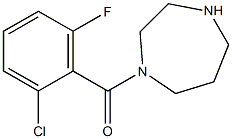 1-[(2-chloro-6-fluorophenyl)carbonyl]-1,4-diazepane Struktur