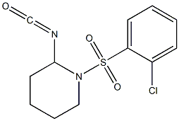 1-[(2-chlorobenzene)sulfonyl]-2-isocyanatopiperidine