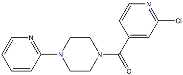 1-[(2-chloropyridin-4-yl)carbonyl]-4-(pyridin-2-yl)piperazine