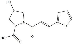 1-[(2E)-3-(2-furyl)prop-2-enoyl]-4-hydroxypyrrolidine-2-carboxylic acid