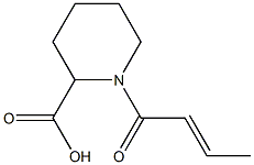 1-[(2E)-but-2-enoyl]piperidine-2-carboxylic acid