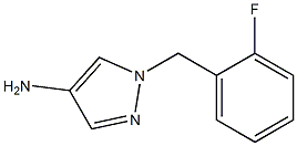 1-[(2-fluorophenyl)methyl]-1H-pyrazol-4-amine|