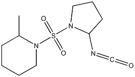 1-[(2-isocyanatopyrrolidine-1-)sulfonyl]-2-methylpiperidine|