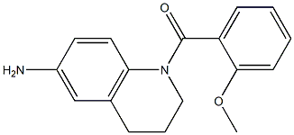 1-[(2-methoxyphenyl)carbonyl]-1,2,3,4-tetrahydroquinolin-6-amine Struktur