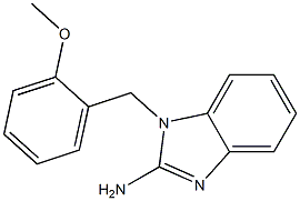 1-[(2-methoxyphenyl)methyl]-1H-1,3-benzodiazol-2-amine Structure