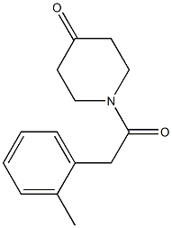  1-[(2-methylphenyl)acetyl]piperidin-4-one