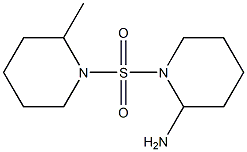 1-[(2-methylpiperidine-1-)sulfonyl]piperidin-2-amine 结构式