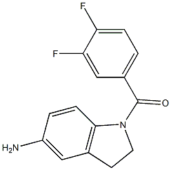  1-[(3,4-difluorophenyl)carbonyl]-2,3-dihydro-1H-indol-5-amine