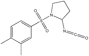 1-[(3,4-dimethylbenzene)sulfonyl]-2-isocyanatopyrrolidine Structure