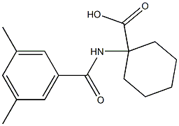  1-[(3,5-dimethylbenzene)amido]cyclohexane-1-carboxylic acid