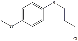 1-[(3-chloropropyl)thio]-4-methoxybenzene 结构式