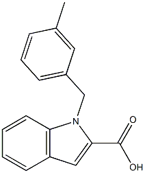 1-[(3-methylphenyl)methyl]-1H-indole-2-carboxylic acid