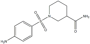 1-[(4-aminophenyl)sulfonyl]piperidine-3-carboxamide Struktur