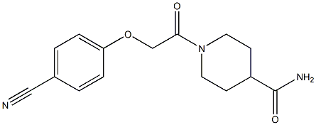 1-[(4-cyanophenoxy)acetyl]piperidine-4-carboxamide