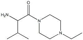 1-[(4-ethylpiperazin-1-yl)carbonyl]-2-methylpropylamine 结构式