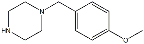 1-[(4-methoxyphenyl)methyl]piperazine,,结构式