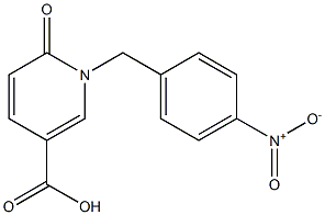 1-[(4-nitrophenyl)methyl]-6-oxo-1,6-dihydropyridine-3-carboxylic acid Structure