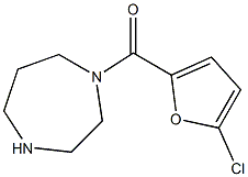 1-[(5-chlorofuran-2-yl)carbonyl]-1,4-diazepane,,结构式