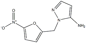 1-[(5-nitro-2-furyl)methyl]-1H-pyrazol-5-amine Structure