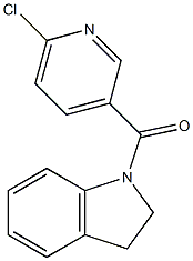 1-[(6-chloropyridin-3-yl)carbonyl]-2,3-dihydro-1H-indole Struktur