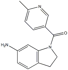 1-[(6-methylpyridin-3-yl)carbonyl]-2,3-dihydro-1H-indol-6-amine