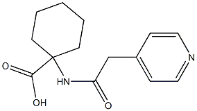 1-[(pyridin-4-ylacetyl)amino]cyclohexanecarboxylic acid