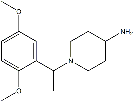 1-[1-(2,5-dimethoxyphenyl)ethyl]piperidin-4-amine