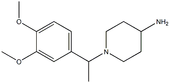 1-[1-(3,4-dimethoxyphenyl)ethyl]piperidin-4-amine|