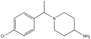 1-[1-(4-chlorophenyl)ethyl]piperidin-4-amine Structure
