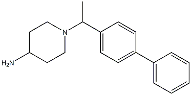  1-[1-(4-phenylphenyl)ethyl]piperidin-4-amine