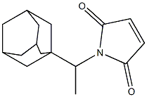1-[1-(adamantan-1-yl)ethyl]-2,5-dihydro-1H-pyrrole-2,5-dione Struktur