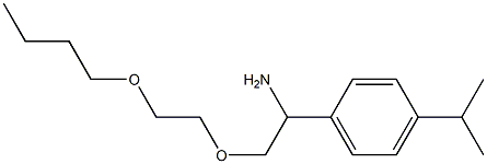  1-[1-amino-2-(2-butoxyethoxy)ethyl]-4-(propan-2-yl)benzene