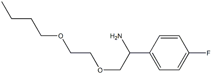 1-[1-amino-2-(2-butoxyethoxy)ethyl]-4-fluorobenzene