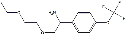  1-[1-amino-2-(2-ethoxyethoxy)ethyl]-4-(trifluoromethoxy)benzene