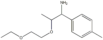 1-[1-amino-2-(2-ethoxyethoxy)propyl]-4-methylbenzene