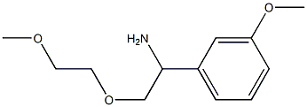 1-[1-amino-2-(2-methoxyethoxy)ethyl]-3-methoxybenzene|