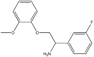  1-[1-amino-2-(2-methoxyphenoxy)ethyl]-3-fluorobenzene