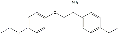 1-[1-amino-2-(4-ethoxyphenoxy)ethyl]-4-ethylbenzene|