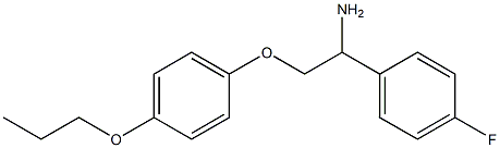 1-[1-amino-2-(4-propoxyphenoxy)ethyl]-4-fluorobenzene