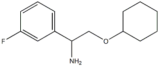 1-[1-amino-2-(cyclohexyloxy)ethyl]-3-fluorobenzene