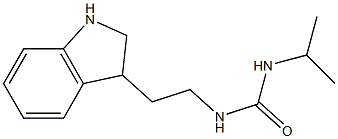 1-[2-(2,3-dihydro-1H-indol-3-yl)ethyl]-3-propan-2-ylurea,,结构式